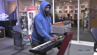 Video thumbnail for Amaire Johnson demos the Modal 002r Synthesizer by RSPE Audio Solutions