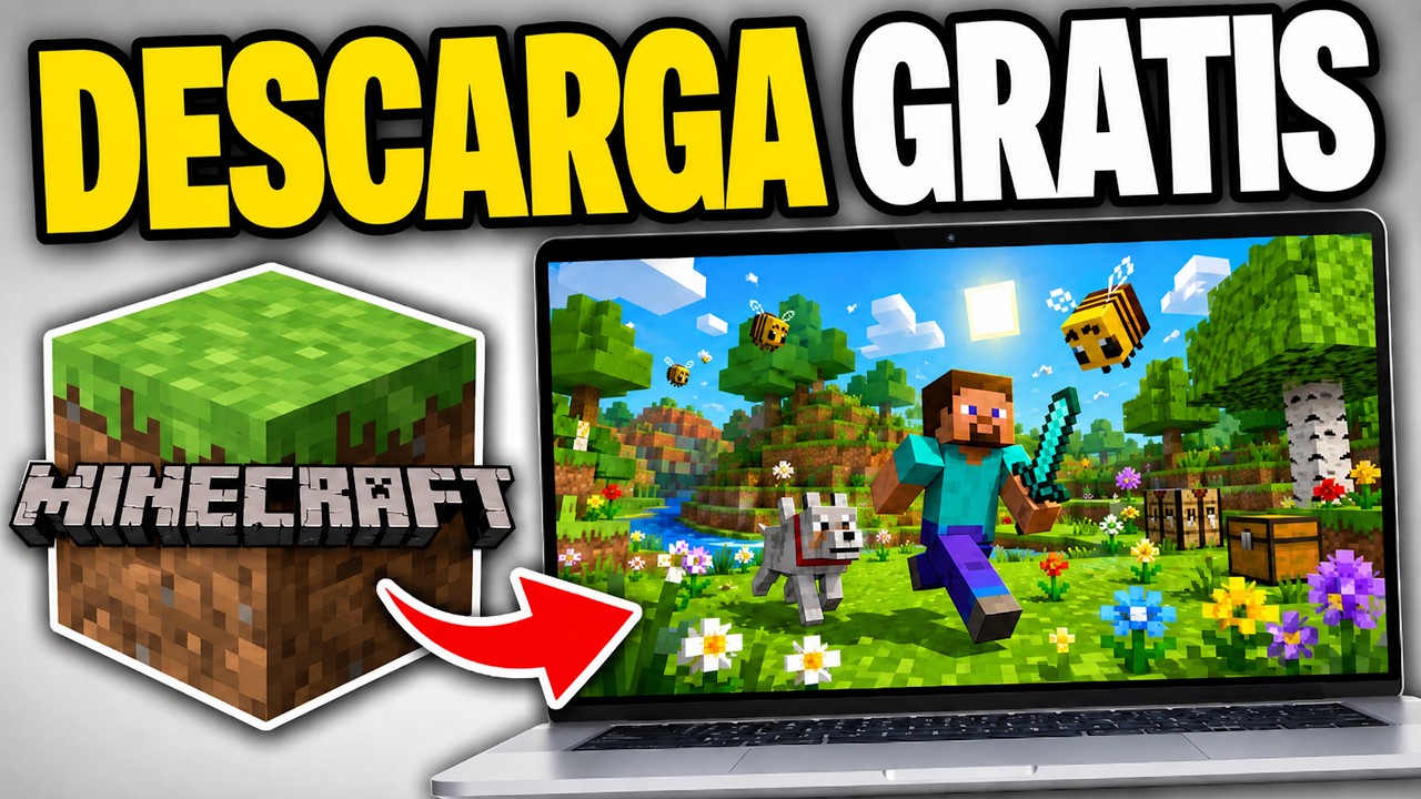 Cómo Descargar Minecraft GRATIS en PC【Método Oficial y Seguro】2026