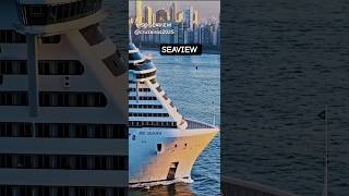 MSC SEAVIEW ship cruise  Santos navio cruzeiro Buzios Salvador @cruzeiros2025 insta360  #shorts