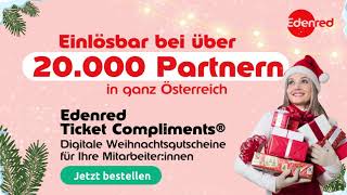 Edenred Ticket Compliments® als Weihnachtsgeschenk für Ihre Mitarbeiter:innen