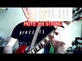 How to play "Watching You Sleep"  by LEATHERFACE on guitar (my version)