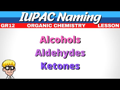 Naming Organic Molecules Grade 12 | Alcohols, Aldehydes, Ketones