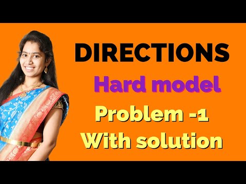 Directions hard level problems with solutions || Reasoning Telugu