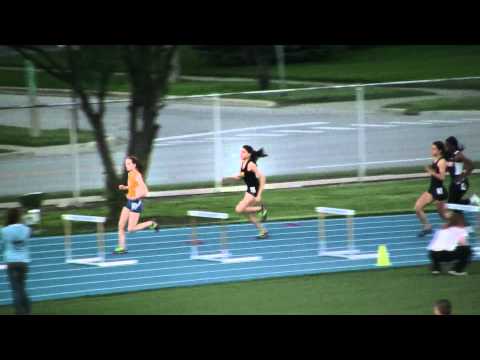 2012 IHSA 3A Girls Track LaGrange Sectional - 300m Hurdles Section 2 of 2