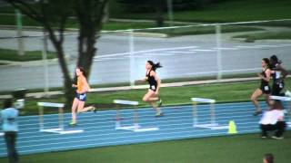 preview picture of video '2012 IHSA 3A Girls Track LaGrange Sectional - 300m Hurdles Section 2 of 2'