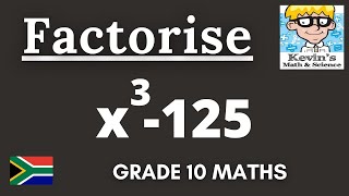 Difference of Cubes Grade 10