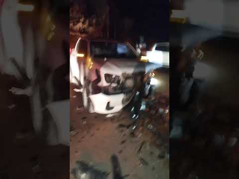 acidente fatal na Br 367 envolvendo dóis veículos um da secretaria de saúde de Santa Maria dó Salto