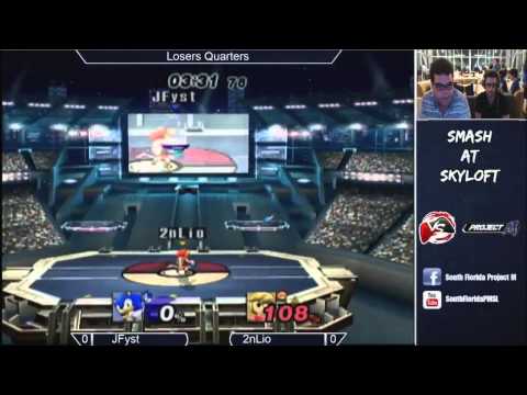 Smash @ Skyloft 8/28 - Losers Quarters - 2nLio (Toon Link/Game and Watch) vs Jfyst (Sonic/Lucario)