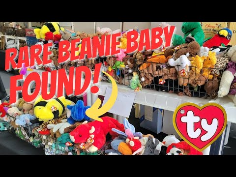 🤯 RARE TY BEANIE BABY FOUND | ESTATE SALE FINDS | Another 5 Minute Mystery #beaniebabies #toyhunting