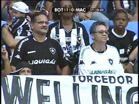 Botafogo 7x0 Macaé - Campeonato carioca 2008  - jogo completo