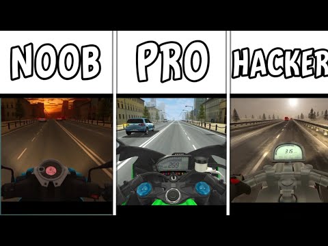 NOOB vs PRO vs HACKER - Traffic Rider
