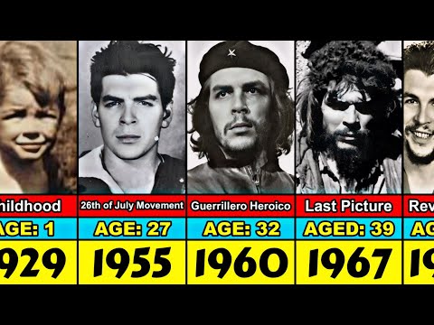 Che Guevara Transformation From 0 to 39 Year Old