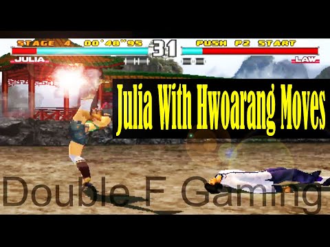 Julia with Hwoarang Moves Best Moves Gameplay - Tekken 3 (Arcade Version)
