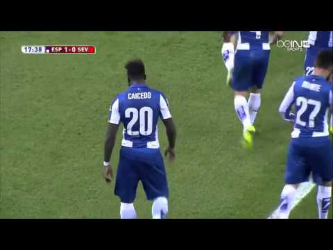 Espanyol vs Sevilla Caicedo incredible Goal
