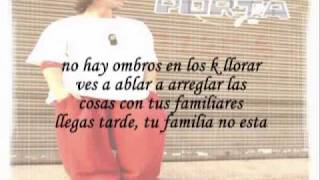 Porta _ Entre Avenidas y Aceras ( letra)