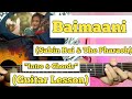 Baimaani - Sabin Rai & The Pharaoh | Guitar Lesson | Intro & Chords | (Plucking)