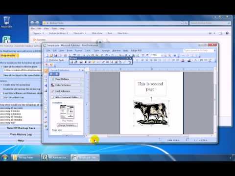 MS Publisher Automatic Backup Software