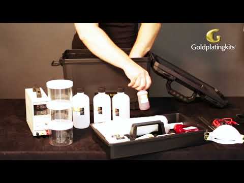 Gold Plating Kits | Start your own Gold Plating | Home Business | Brush Plating | Video