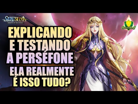 PERSÉFONE - CONHECENDO as SKILLS e TESTANDO em BATALHAS - Saint Seiya Awakening