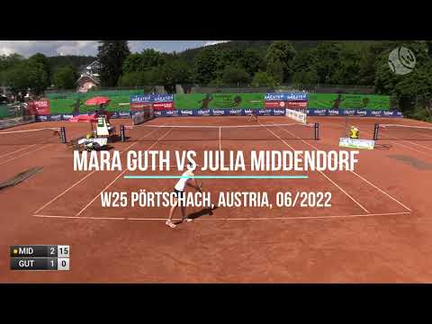 Mara Guth vs Julia Middendorf - W25 Poertschach 2022
