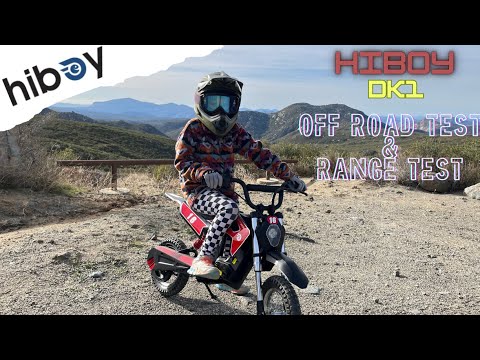 Hiboy DK1 Electric Dirt Bike | Off Road Test and Range Test
