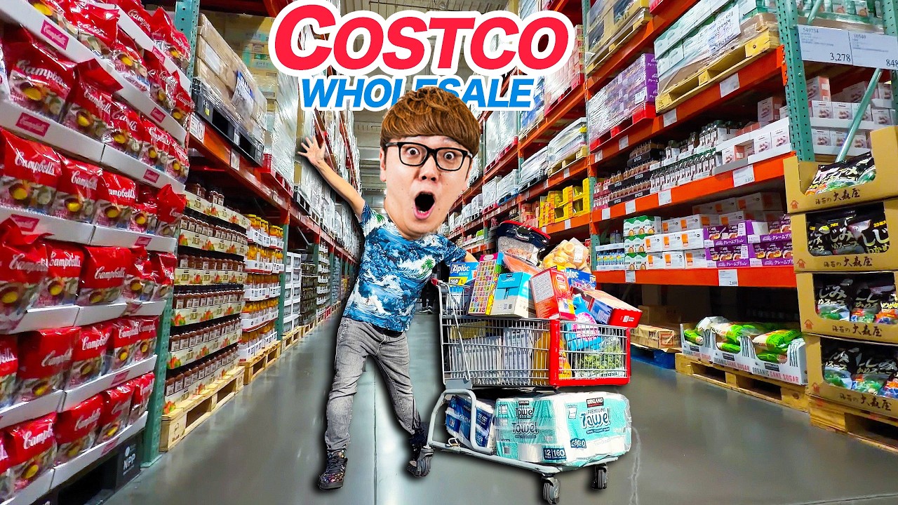 【初店内撮影】日本最大のコストコで「人気ランキングTOP100クイズ」当てた商品全部買うチャレンジ！【COSTCO】