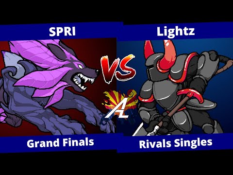 Zak n T's #2 Grand Finals: SPRI (Sylvanos) Vs. Lightz (Shovel Knight) Rivals of Aether Tournament