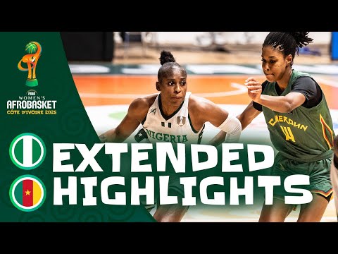 Nigeria 🇳🇬 vs Cameroon 🇨🇲 | Extended Highlights | FIBA Women's AfroBasket 2025