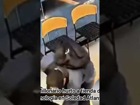 MILLONARIO ROBO DE CELULARES DE ALTA GAMA Y JOYAS EN ALMACEN DE SOLEDAD ATLANTICO