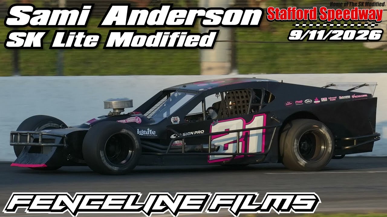 Sami Anderson SK Lite Modified Stafford Speedway