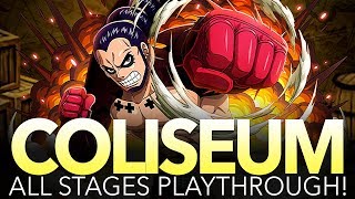 COLISEUM IDEO! STAGES 1 - 5 PLAYTHROUGH! (One Piece Treasure Cruise - Global)