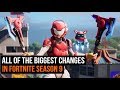 The 5 BIGGEST changes in Fortnite season 9 - New locations and secrets