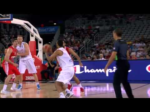 Yannick Franke 3punter vs Kroatië