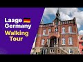 Laage town Germany. Walking tour
