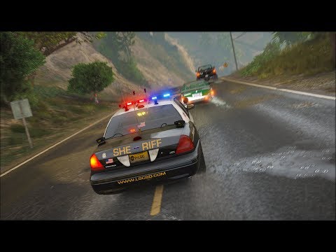 LSPDFR - Day 665 - Plane crashes into Tongava Valley Hills