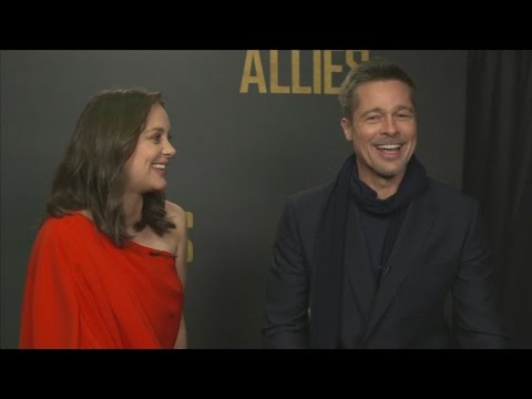 , title : 'Brad Pitt and Marion Cotillard on ’love and trust’ in Allied'