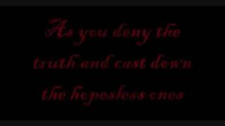 Sawing my Head Off - Blessed by a Broken Heart with lyrics