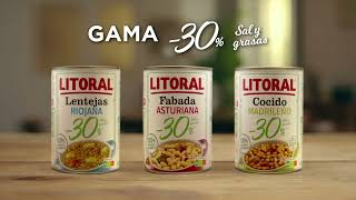 Nestle Litoral Gama -30% sal y grasa anuncio