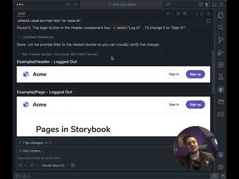 Storybook MCP App Demo