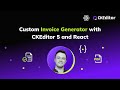 How To Build A Custom Invoice Generator With CKEditor 5 Step By Step Guide CKEditor