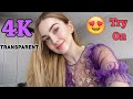 4k Shein Bikini Try On Haul 2025 See Through Transparent Lingerie Bikini Fashion Trend Try