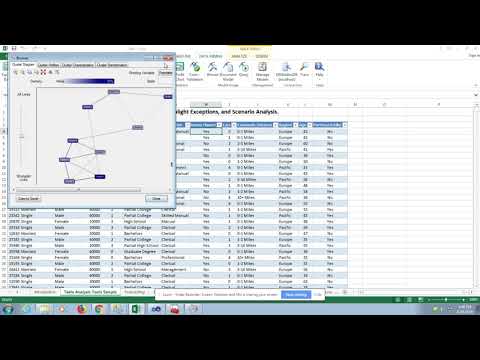 Cluster data model in Excel Data Mining Add-In