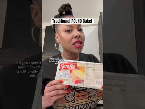 Old Fashioned Pound Cake