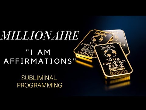 528hz “I Am Millionaire” Affirmations Experience the Millionaire ...