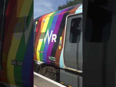 800008 "Alan Turing" leaving Bridgwater