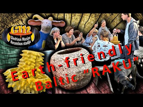 Sourdough Pottery Firing | the Baltics "RAKU" |  Obvara #rakuceramics