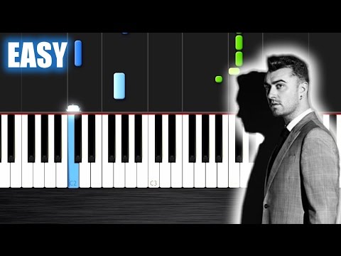 Sam Smith - Writing's On The Wall (from Spectre) - EASY Piano Tutorial by PlutaX - Synthesia