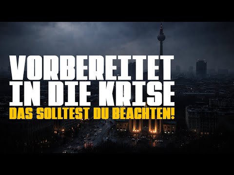Vorbereitet in die Krise | DAS solltest du beachten! #krisenvorsorge