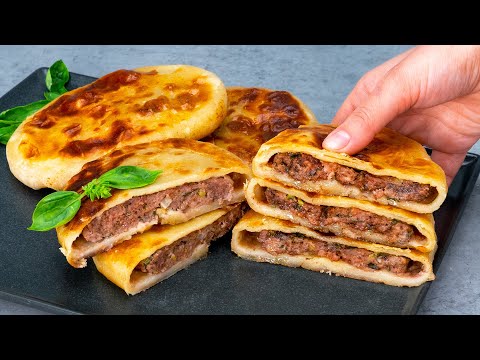 Turske pite - sa mesom i kuvanim testom. Svidjet ce ti se!