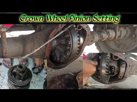 🔥Crown Wheel Pinion Setting/Tata Differential Crown Wheel Problem and Solution
